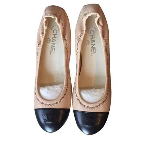 chanel flat shoes women|chanel ballet flats beige.